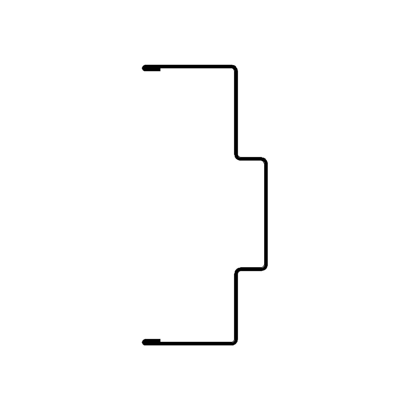 HUER - Hemmed Return Unequal Rabbet Profile